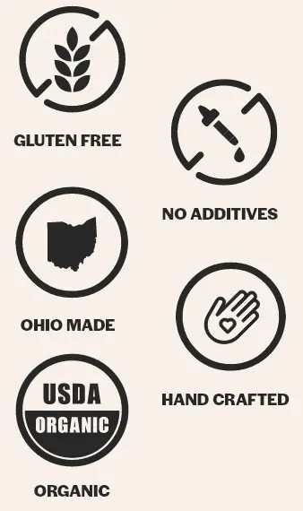 gluten free organic local graphic